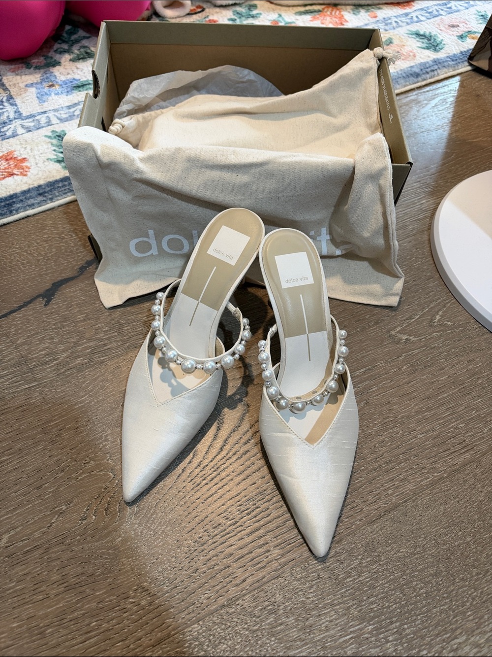 Dolce Vita Kanika vanilla pearl heel 8.5